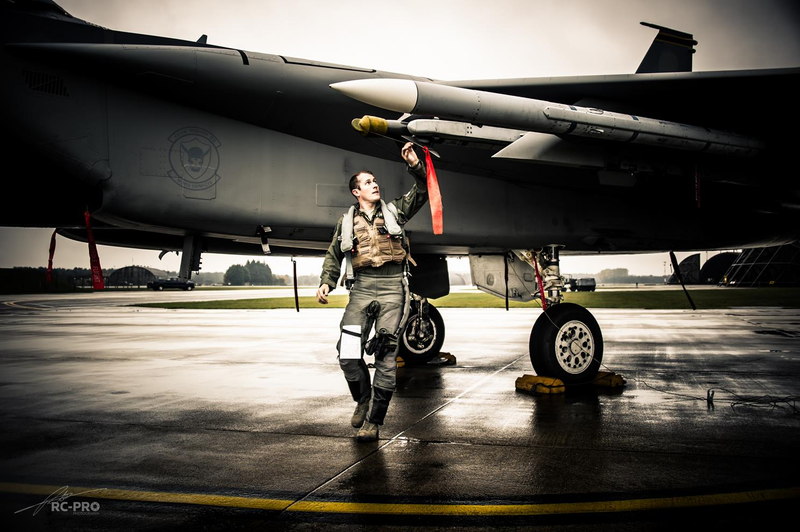 Illustration for article titled This Photo Tour Of The USAF's "Grim Reapers" F-15 Squadron Will Give You Shivers